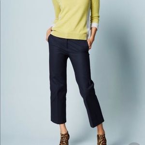 Boden Richmond Wide Crop Pants WM410 Blue Size 4P